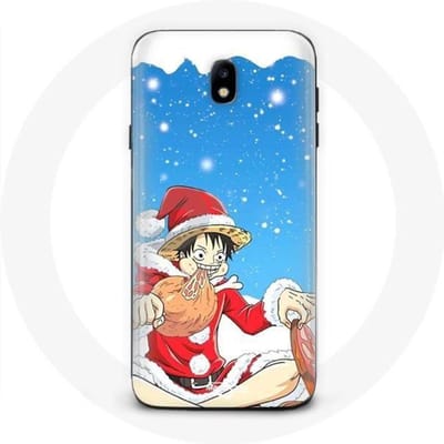 Coque pour Samsung Galaxy J7 2017 Anime One Piece Luffy Le jour de Noël 2023