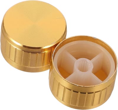 Thermostaatknoppen - Kookplaat Knoppen - Temperatuur Regelen - Universele Pasvorm - 2 Stuks - Goud