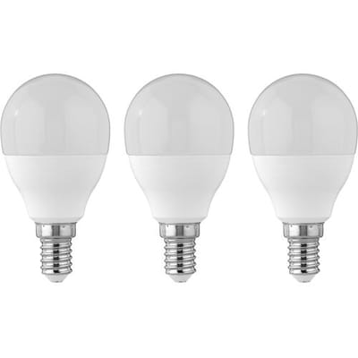 LIVARNO Set van 2 of 3 LED-lampen (3 druppels 4,2W E14)