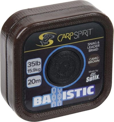 Carp Spirit Ballistic Brown | 20m 25lb Camo Brown