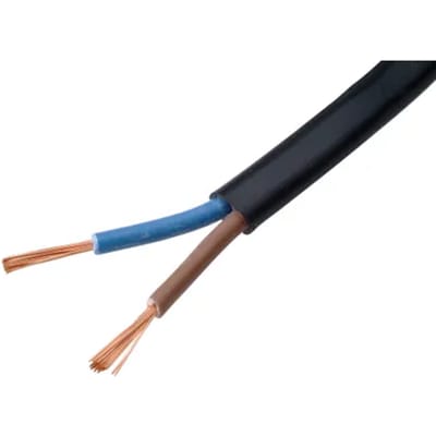 Sencys Stroomkabel Vtlbp 5m 2x0,75 Mm² Zwart