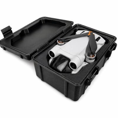 Hardcase Opbergkoffer Geschikt voor DJI Mini 3 Pro – Drone Beschermkoffer met Binneninlay voor Accessoires – Schokbestendig – Zwart