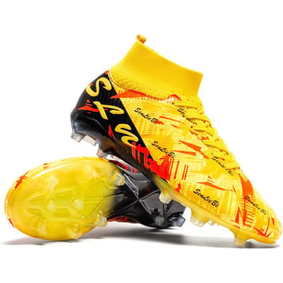 Hoge Voetbalschoenen Heren Voetbalschoenen Professionele Voetbalveld Noppen Tiener Atletische Sneakers Voetbaltraining 36