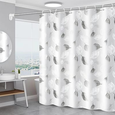Waterdicht en beschimmeld douchegordijn, gebruikt voor ramen, kamerdecoratie, huisdecoratie 180*180cm wit