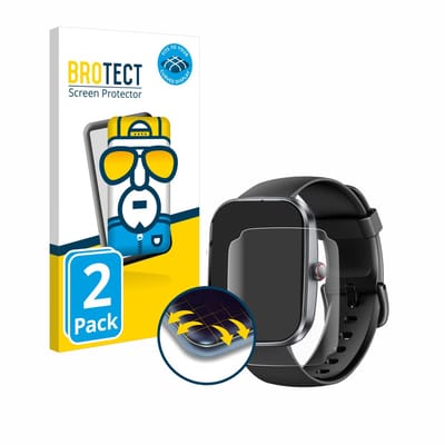 BROTECT - Screenprotector voor Soudorv T70B 1.91" - Folie Beschermfolie transparant volledig dekking - 2 Stuks