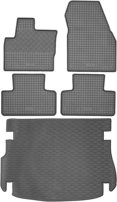 Max-Dywanik Rigum - Koffermat en Autotapijten - Range Rover Evoque - 07.2011-03.2019 - Zwart