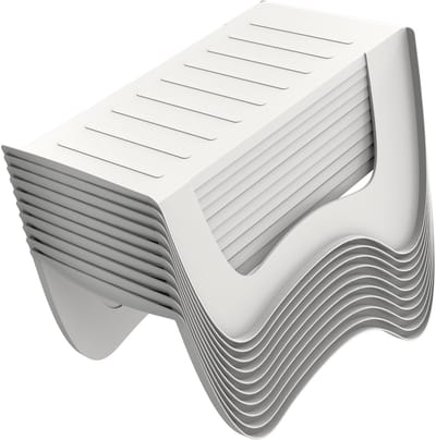 20x Antislip Schoenregalen Schoenuitsparingen Organisator Voor Kast Schoenhouder Stapelbaar Schoenorganisator Dubbellaagse Schoenen Opslag Kist 25x14,5x14cm Schoenstapler Wit