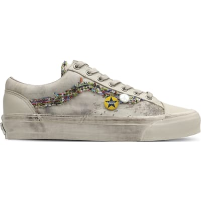Vans Old Skool Sneakers Dames - Beige - Maat 36.5 - Canvas