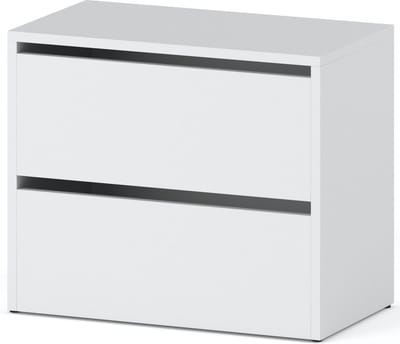 Meubel Square - Schoenenkast STEP - Mat Wit - Modulaire schoenenkast zonder handgrepen