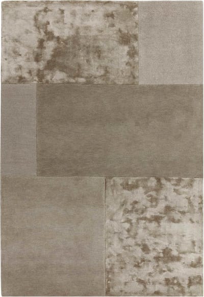 Easy Living - tate-tonal-textures-Rug-Smoke Vloerkleed - 160x230  - Rechthoek - Laagpolig Tapijt - Modern - Taupe