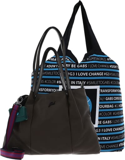 Gabs Leren Schoudertas Sashi Soft Black Shoulderbag Verde Militare Kaki