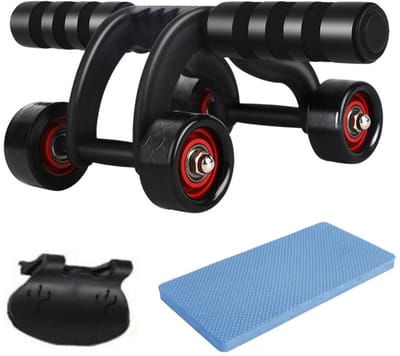 Winkrs - Trainingswiel zwart - Ab roller - Ab wheel - Trainingswiel buikspieren - Ab trainer