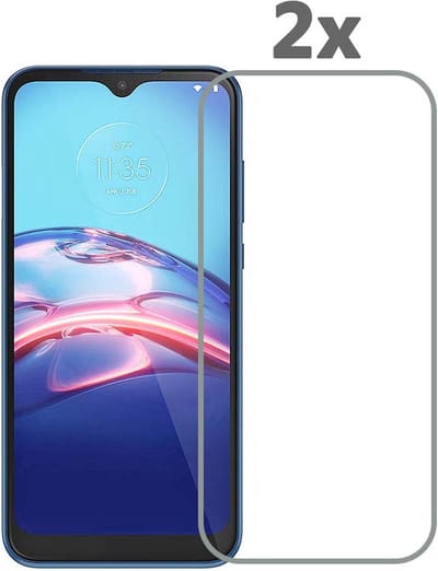Motorola Moto E (2020) Screenprotector / Tempered Glass 2 Pack - Arara – Moto E (2020) screenprotector - glas screenprotector Moto E (2020)