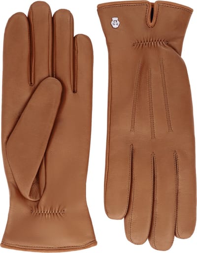 Roeckl Handschoenen Klassische Aufnähte 8.5 8.5 - cognac Leer - cognac