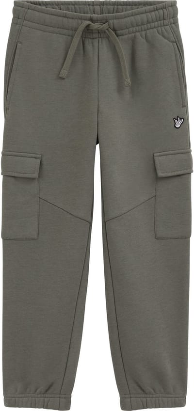 WE Fashion Jongens regular fit joggingsbroek met cargozakken