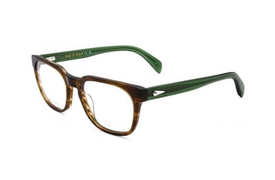 Rag & Bone RNB7060/G Brown horn 55/19/145 MAN Brilmonturen