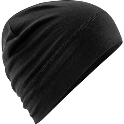 Beechfield Merinoswollen muts (Zwart)