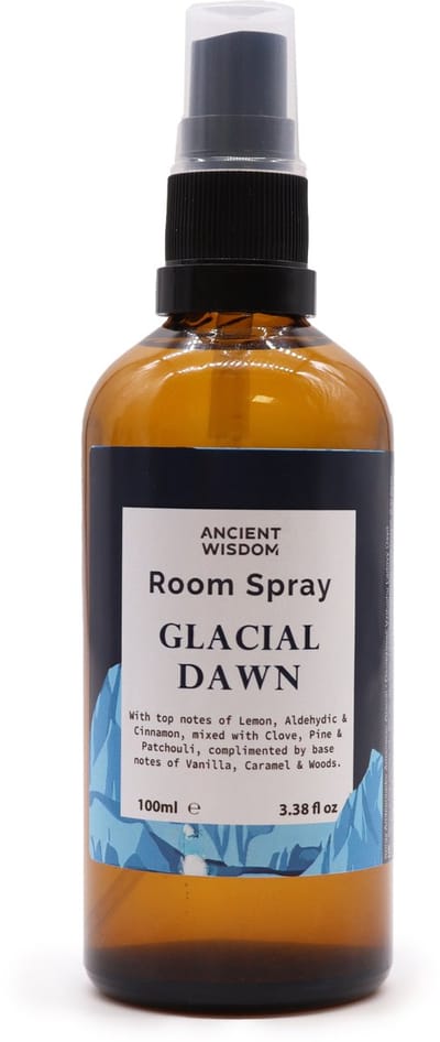 Roomspray - kamerspray - frisse kamer spray - glaciaal dageraad - glacial down - 100ml