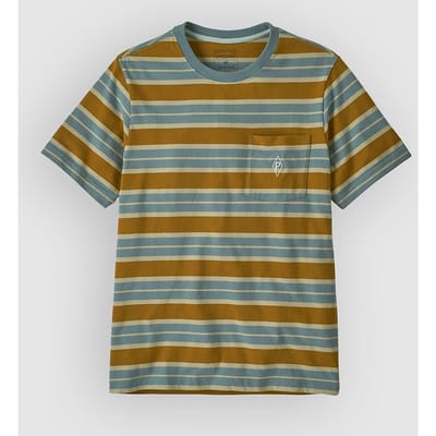 Patagonia MW Water People Mark Pocket T-Shirt blauw