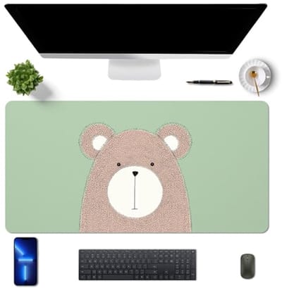 Bureauonderlegger 80 x 40 cm - PU-leer, Waterdicht en Antislip, Desk Protector, Laptopmat, Muismat, Perfect Cadeau voor Thuis en Kantoor