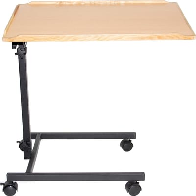 Premis - Multifunctionele tafel met kantelbaar blad - Laptoptafel - Leestafel - Bijzettafel - Bedtafel - Beige/Zwart