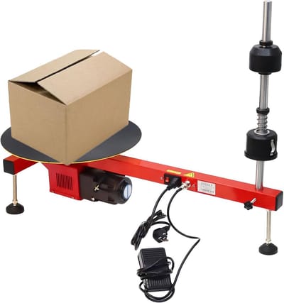 Elektrische Palletwikkelaar Tafelmodel voor Stretchfolie Verpakking