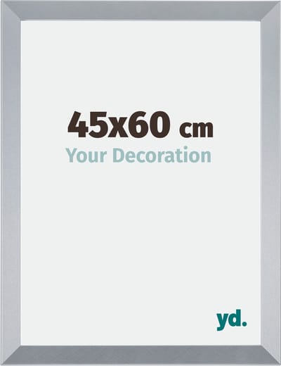 Your Decoration - Fotolijst 45x60 cm - MDF - Zilver Glans - Catania