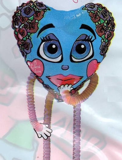 folieballon - high stepper - I love you - leeg