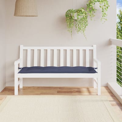 vidaXL - Tuinbankkussen - 150x50x7 - cm - oxford - stof - marineblauw