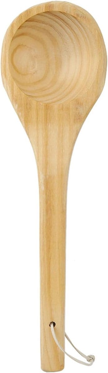 Sauna Accessoires, Sauna Water Scoop Pollepel Houten Pollepel Met Ergonomische Greep SPA Lepel Badzout Lepel voor Mannen Vrouwen Badaccessoires
