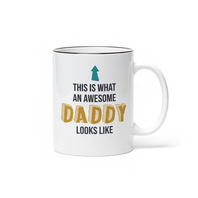 Awesome Daddy Cadeau Mok – Grappige Vaderdag Koffiebeker voor Papa