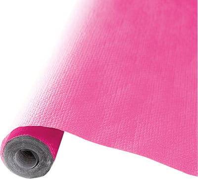 Givi Italia Tafelkleed op rol - 2x - papier - fuchsia roze - rechthoekig - 120cm x 5m - Feest/bruiloft tafelkleden