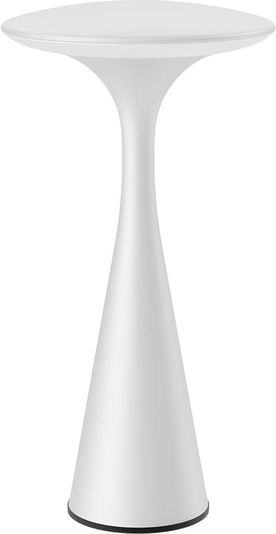 LED Tafellamp Draadloos Oplaadbaar - Kingtron Avior - Aanpasbare Lichtkleur 3000K-4000K-6500K - Spatwaterdicht IP44 - USB-C - Wit