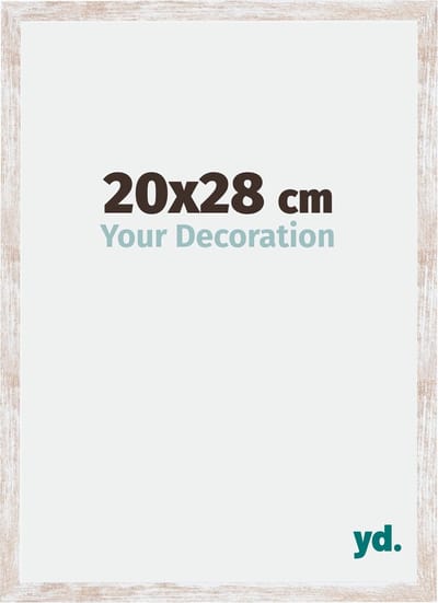 Your Decoration - Fotolijst 20x28 cm - MDF - White Wash - Catania