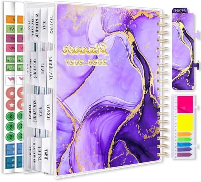 Academische Planner - Dagelijkse Weekplanner - Planning Organiseren - 18 Maanden Schema - 79" x 98" - Violet