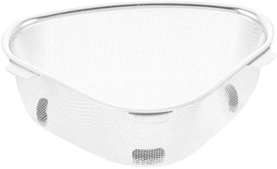 Driehoekig roestvrijstalen gootsteenfilter van 15 cm