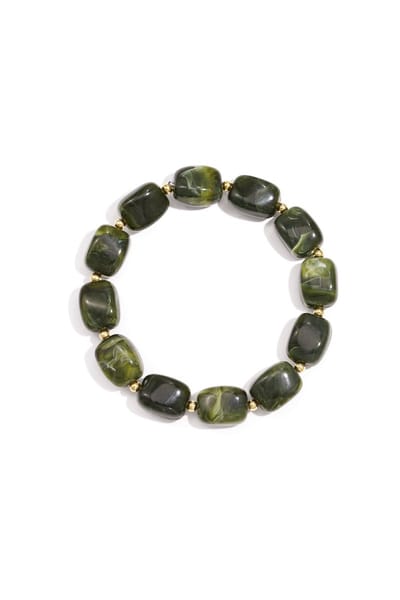 Acryl kralen armband - Retro - Classic - Dames sieraden - Verkleurt niet - Cadeau - Goudlief.nl