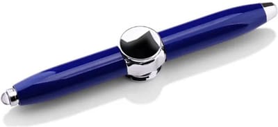 Actie4you® - Fidget pen - LED Licht - Fidget Spinner - Balpen – Pen met LED - Vinger Spinner – Anti Stress - Blauw