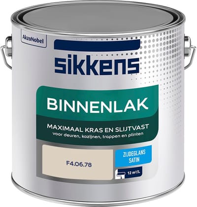Sikkens - Binnenlak Zijdeglans - F4.06.78 - Mengverf - 2,5 L