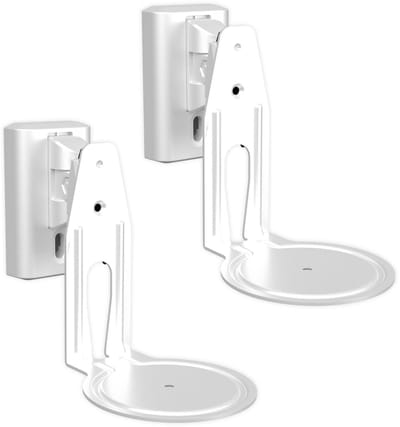 SANUS WSWME11-W2 – Verstelbare muurbeugel voor Sonos Era 100 – Kantelbaar en draaibaar – Wit – 1 stuk