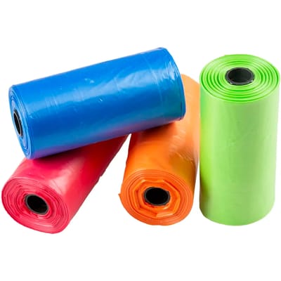 Duvo+ Hondenpoepzakjes Rainbow - Poepzakjes - 32x19cm - Meerkleurig - 8 rollen a 15 stuks