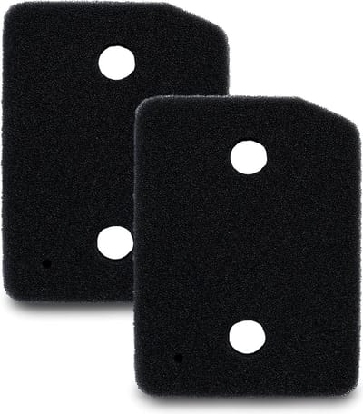 Filter geschikt voor het Miele droogfilter T1 9164761, dun, 207 x 157 x 30 mm, schuimpluizenfilter (set van 2)，voor Miele 9164761 Warmtepompdroger - 207 x 157 x 30 mm Droger Pluizenfilter Sponsfilter