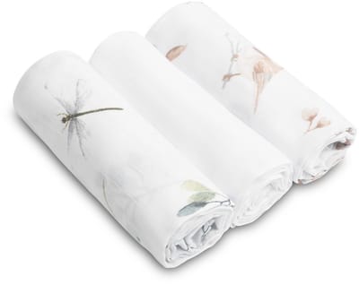 Sensillo - Pieluchy Muślinowe - Biały - 3 stuks - 70x80 cm - 100% Katoen