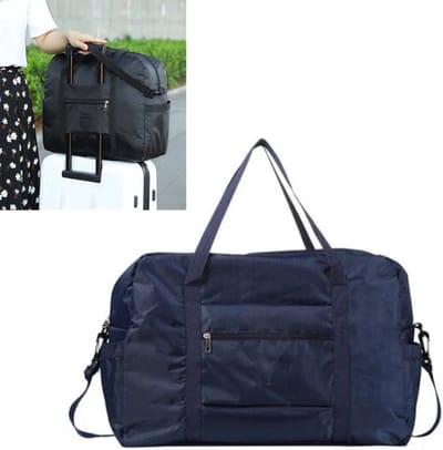 KZQ Reistas weekendtas dames marineblauw 46x20x3 cm handbagage underseater geschikt
