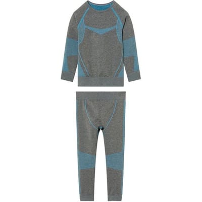 LUPILU Kinder thermo skiondergoed (Grijs, 98/104)