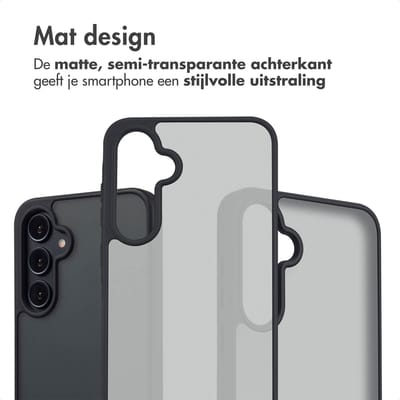 imoshion Hoesje - Geschikt voor Samsung Galaxy A35 - Color Guard Backcover - Zwart