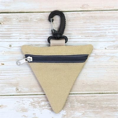 Sac banane tactique de sport triangle changement sacoche de sport portable pour clés pendentif tactique fan militaire sac à pièces triangle vert