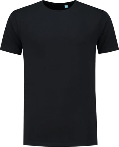 L&S T-shirt crewneck fine cotton elasthan