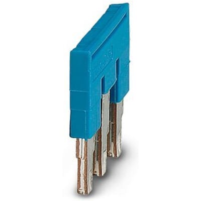 Phoenix Contact 3-Pool Plug-In Brug 5.2mm Blauw - 3036880 [10 Stuks]
