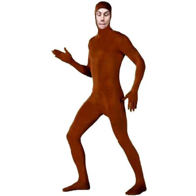 24 Zentai Onzichtbaar Jumpsuit Cosplay Kostuum Bodysuits Halloween Carnaval Huidstrak Pak Spandex Stretch Verdwijnende Jumpsuit 170cm